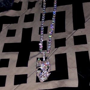 Brand new iced out necklaces